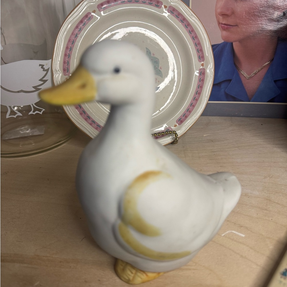 Ceramic Duck Figurine
